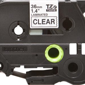 Brother Beschriftungsband TZe-161 Schwarz auf Transparent